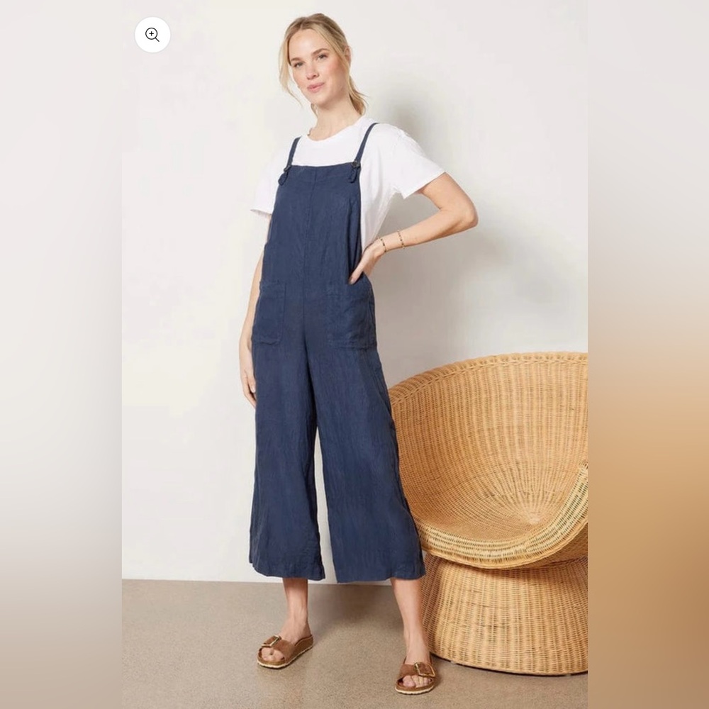 Velvet by Spencer and graham linen romper M 100% linen